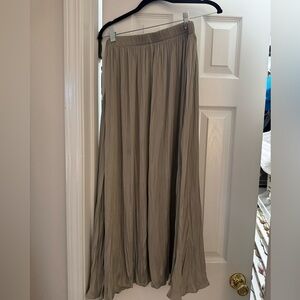 Zara Green Maxi Skirt